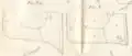 Composition de schabraques de la cavalerie française (1 : devant ; 2 : derrière ; 3 : siège ; 4 : entre-jambe ; 5 : passans et 6 : galon)