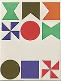 Boîtier du jeu de cartes dessiné pour Knoll International. 1967.