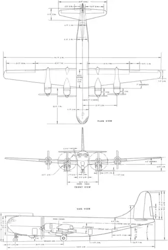 vue en plan de l’avion