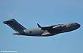 Boeing CC-177 Globemaster de l' Aviation royale canadienne, probablement le plus gros avion à avoir utilisé l'aéroport de Sherbrooke.