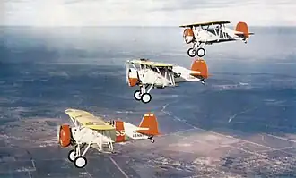 Vue de l'avion.