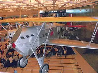Vue de l'avion.