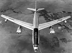 Un RB-47E en vol.