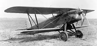 Vue de l'avion.