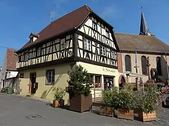 Ancienne école (XVIIe&nbsp;siècle), actuellement maison, 1 rue du Rempart