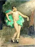 Portrait de Joséphine Baker par le peintre tchécoslovaque Hugo Boettinger en 1925.