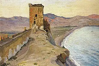 La Tour du Consul à Soudak, par Constantin Bogaïevski.