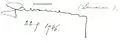 Signature de Bohumil Laušman