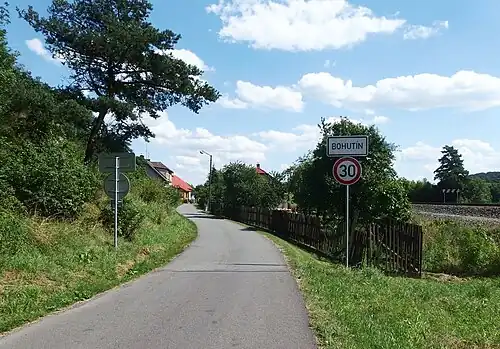 Bohutín : entrée.