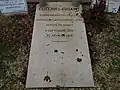 La tombe d'Émile Driant au Monument du colonel Driant.