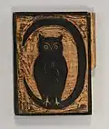 Hibou dans la lettre C, (n.d., vers 1970), Musée d'art et d'histoire de Saint-Brieuc.