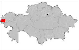 Localisation de District de Bokey Orda