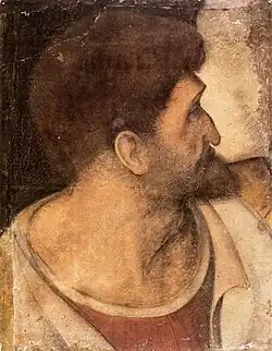 Giovanni Antonio Boltraffio, Tête de Judas.