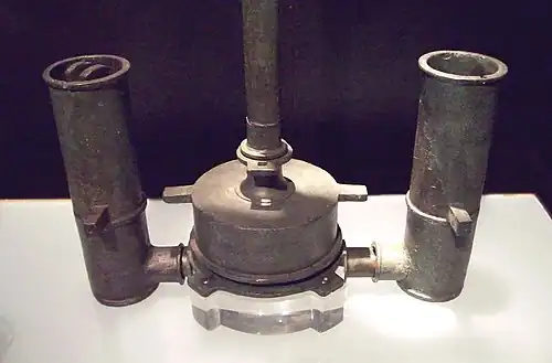 Pompe hydraulique romaine. Ier&nbsp;siècle à IIe&nbsp;siècle. Fonte. Mine de Sotiel Coronada, Calañas, Espagne.
