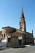 Vue nord-est de l'église (avr.&nbsp;2012)