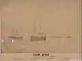 Escadre du Nord commandée par le contre-amiral Bonie.