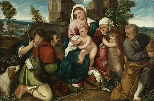 Sainte FamilleMusée du Comté, Los Angeles