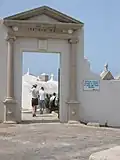 L'entrée du cimetière