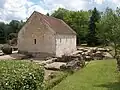 Restes des bâtiments conventuels après leur destruction au XIXe&nbsp;siècle.