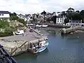 Le port du Bono à marée basse.