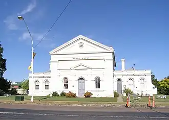 Boorowa  Palais de justice achevé 1884.