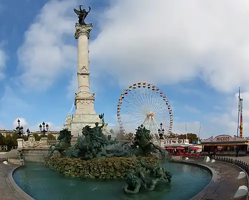 Une vue d'ensemble de la foire en 2007, avec la Grande roue.