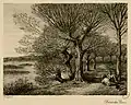 Bords du gave, par Paul Lafond (1895)