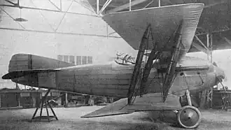 Vue de l'avion.