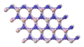 Nitrure de bore ressemblant structurellement au graphite