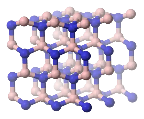 Nitrure de bore ressemblant structurellement au diamant