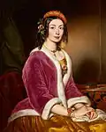 Femme en pelisse de velours, huile sur toile, vers 1850, Galerie nationale hongroise, Budapest.