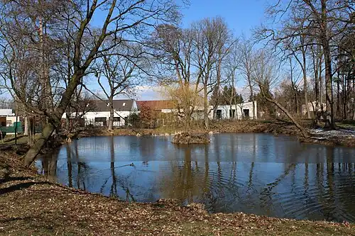 Étang du château.