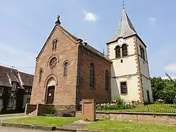 L'église luthérienne.