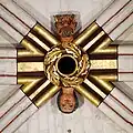 Clé de voûte de la cathédrale Notre-Dame de Paris.