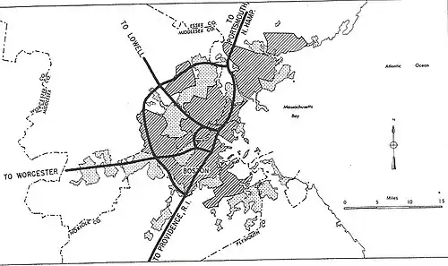 Boston autoroutes