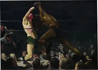 George Bellows, Both Members of This Club, 1909.