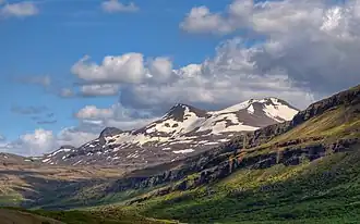 Vue de la montagne.