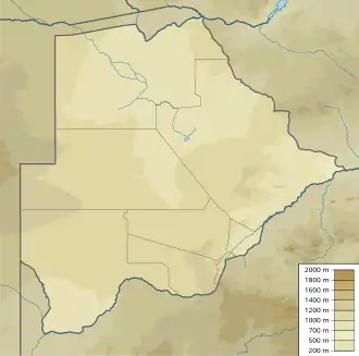 (Voir situation sur carte : Botswana)