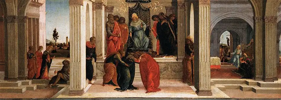 Mardochée se lamentant ; L'Évanouissement d'Esther en présence d'Assuérus ; Aman implore en vain sa grâce