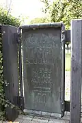 Entrée du cimetière.