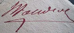 signature de Jean-Baptiste Boudeau