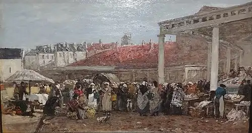 Bruxelles, le Vieux Marché aux PoissonsGlasgow, Collection Burrell