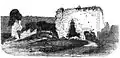 Les ruines du prieuré au XIXe siècle par Georges Bouet.