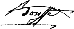 signature de Hugues Bouffé