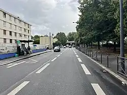 L'avenue en juillet 2023.