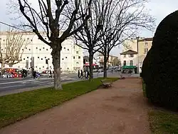Le boulevard Jean-Jaurès.