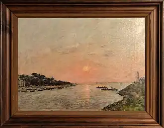 Coucher de soleil, Saint-Valery-sur-Somme, 1890Château-musée de Boulogne-sur-Mer