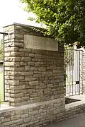 Entrée du cimetière.
