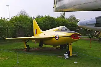 Vue de l'avion.