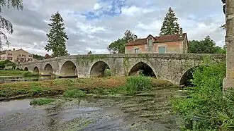 Le pont coté aval.